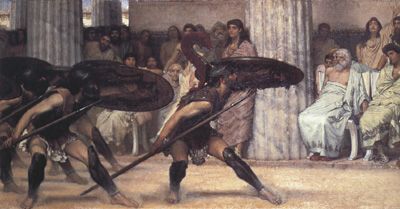 Alma-Tadema, Sir Lawrence A Pyrrhic Dance (mk23)